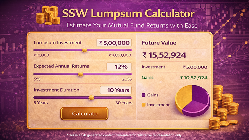 SSW Lumpsum Calculator – Estimate Your Mutual Fund Returns with Ease