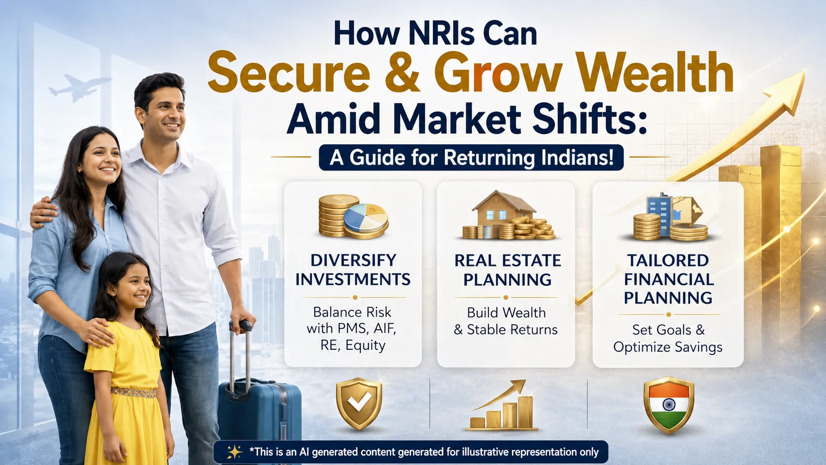 How NRIs Can Secure & Grow Wealth Amid Market Shifts: A Guide for Returning Indians!