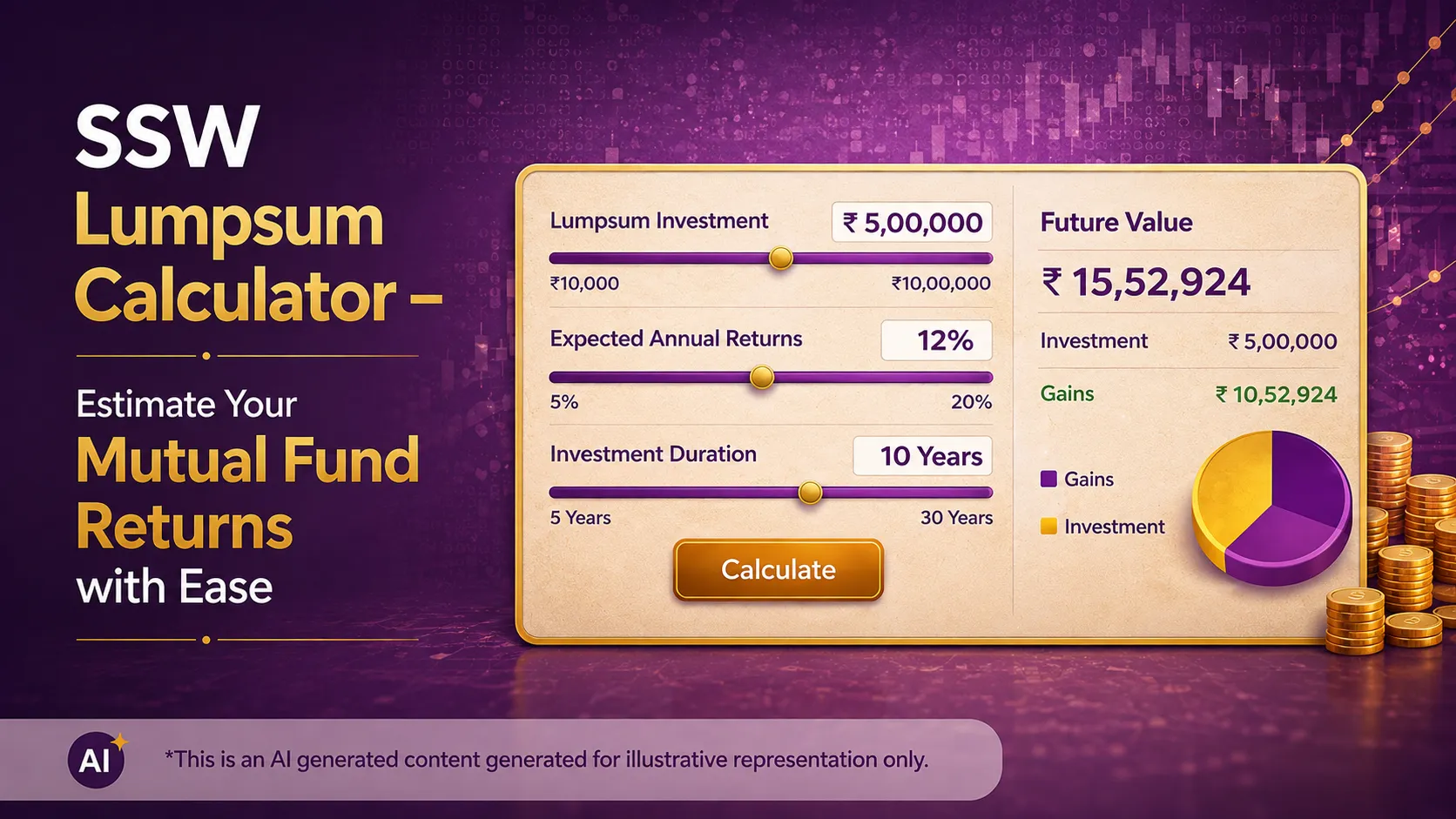 SSW Lumpsum Calculator – Estimate Your Mutual Fund Returns with Ease