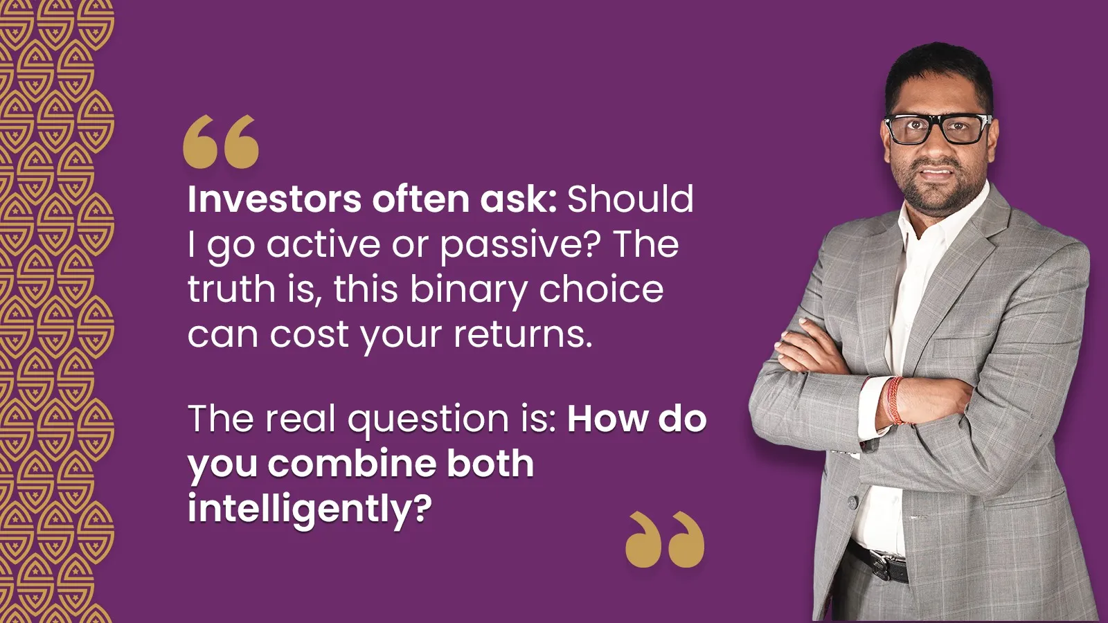 Active Vs Passive : Why the Best Portfolio Uses Both –  MoneyControl