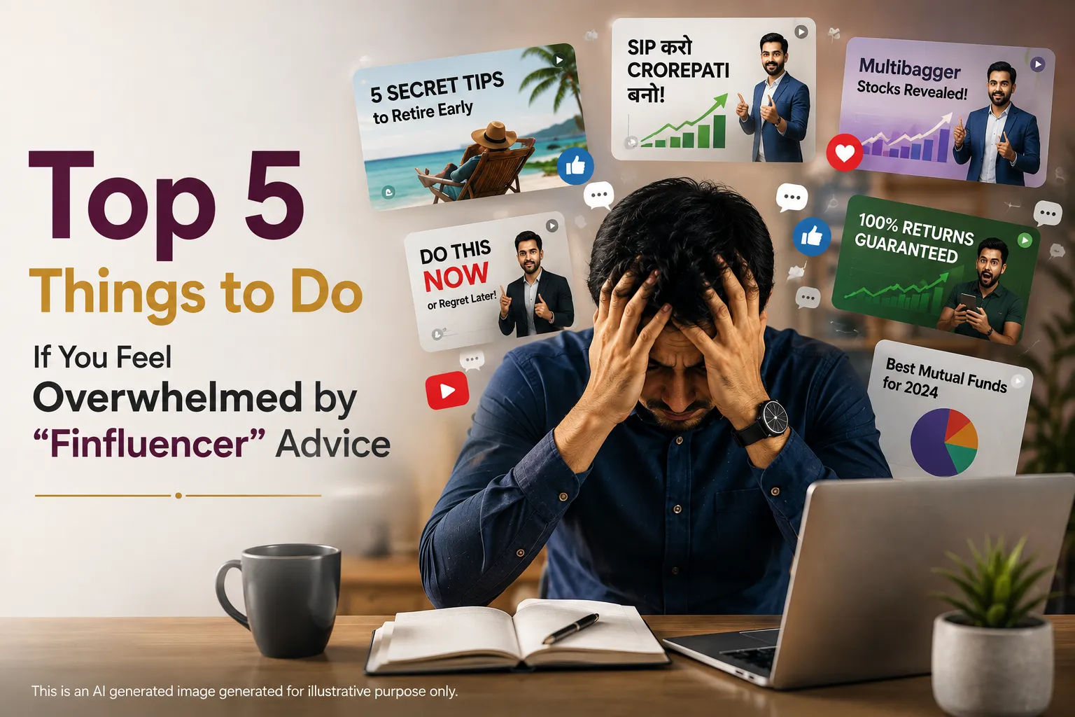 Top 5 Things to Do If You Feel Overwhelmed by “Finfluencer” Advice