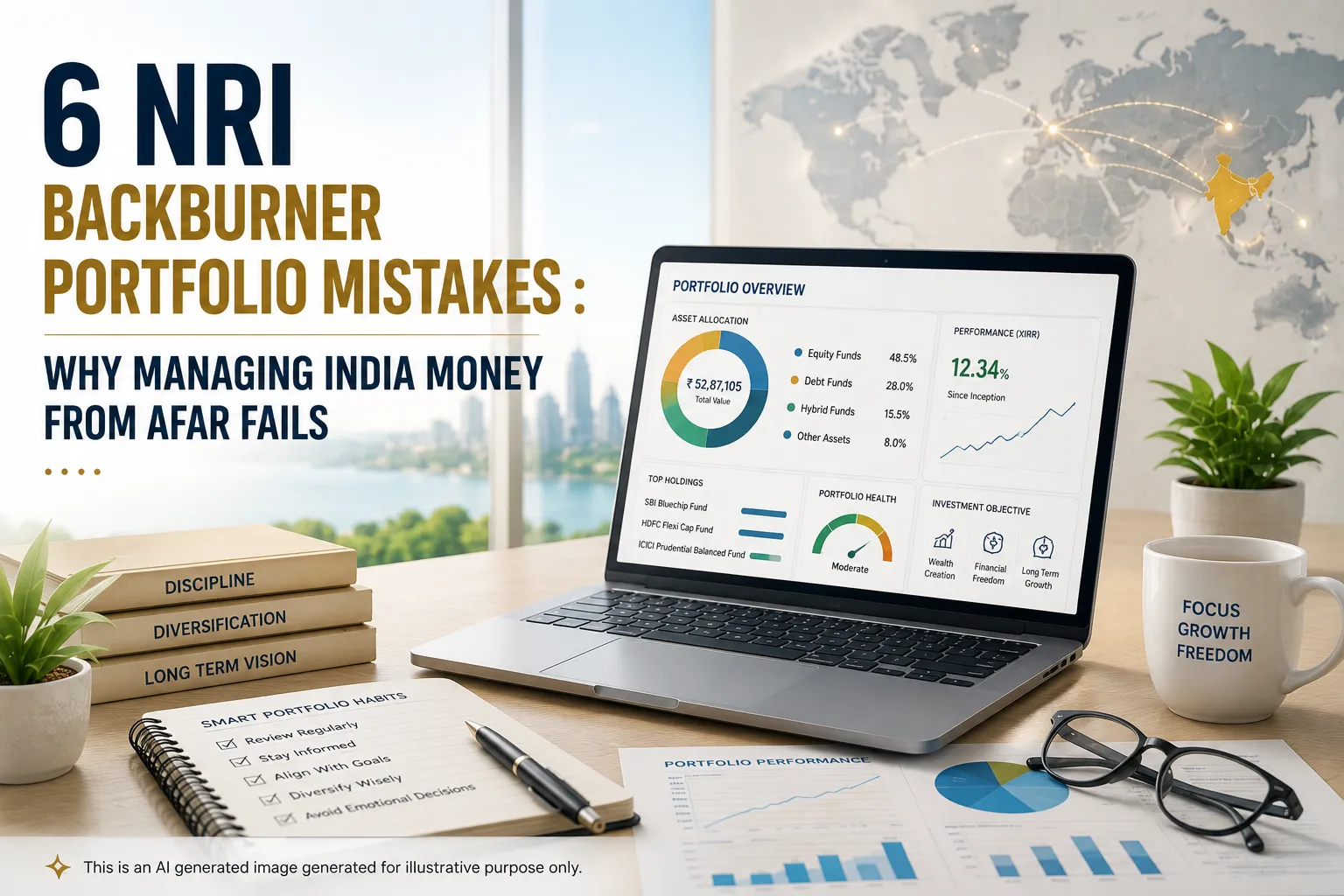 6 NRI Backburner Portfolio Mistakes : Why Managing India Money From Afar Fails