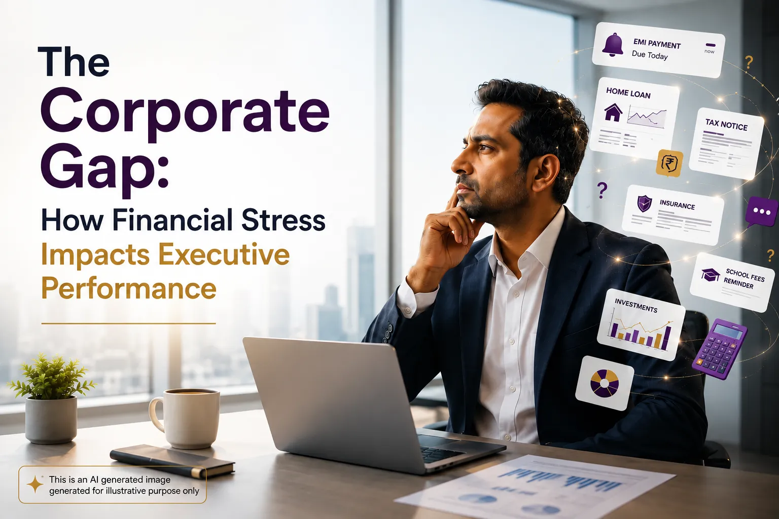 The Corporate Gap: How Financial Stress Impacts Executive Performance